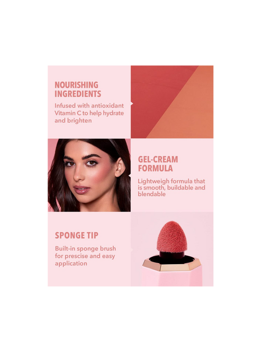 Shein Sheglam Color Bloom Dayglow Liquid Blush - Risky Business