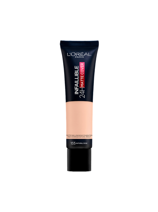 L'Oréal Paris - Infaillible 24H Matte Cover- Mattifying Longwear Foundation High Coverage Natural Result
