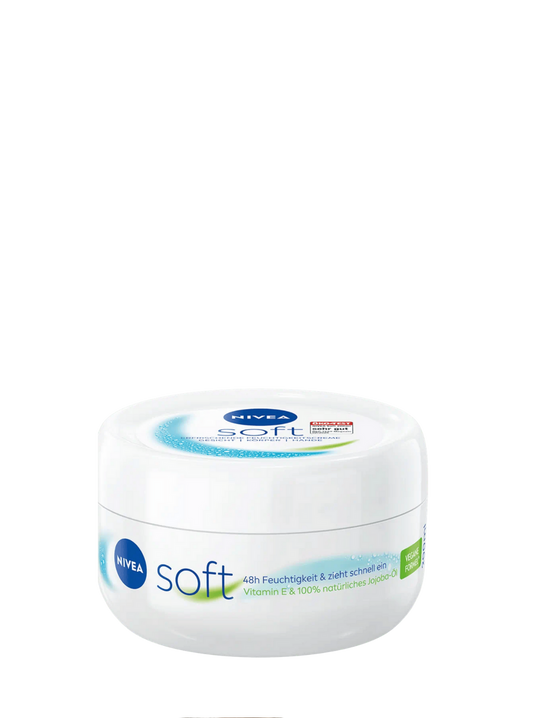 Nivea - Soft Refreshing Moisturizing Cream – Lightweight Face, Hand & Body Moisturizer