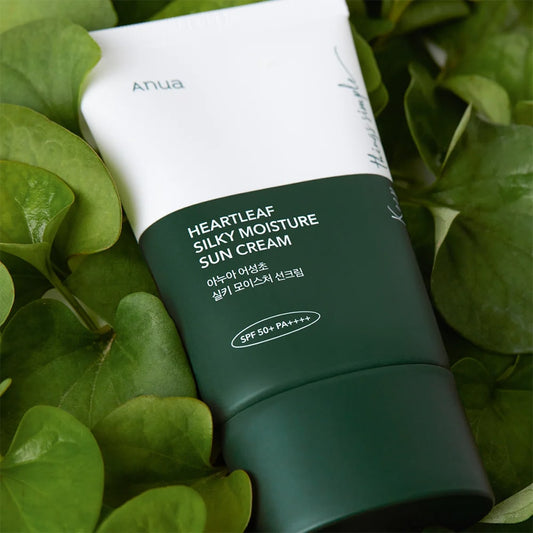 Anua - Heartleaf Silky Moisture Sun Cream SPF 50+ PA++++