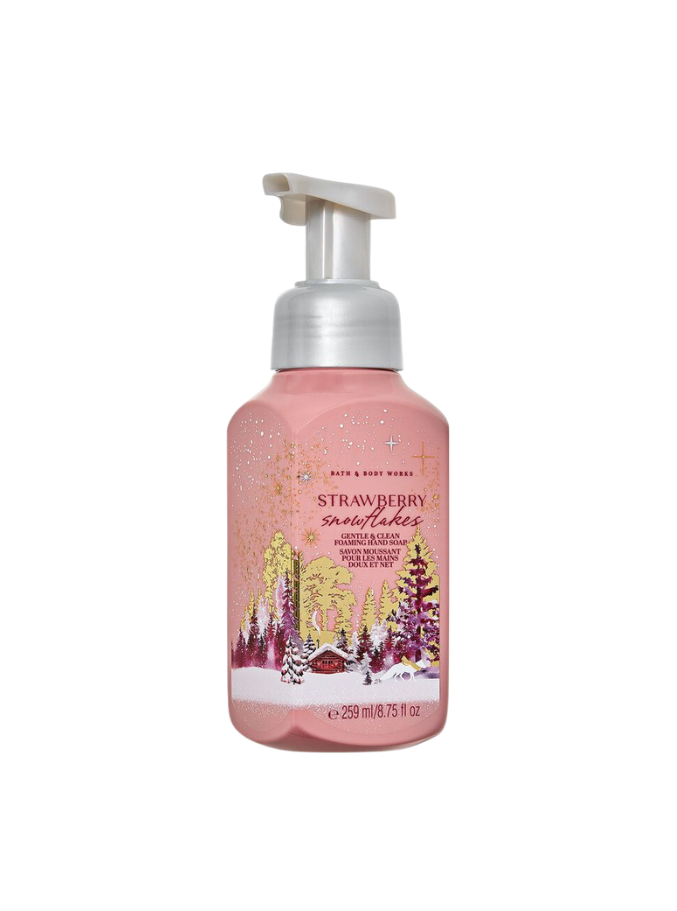 Bath & Body Works - Strawberry Snowflakes - Gentle & Clean Foaming Hand Soap 259ml