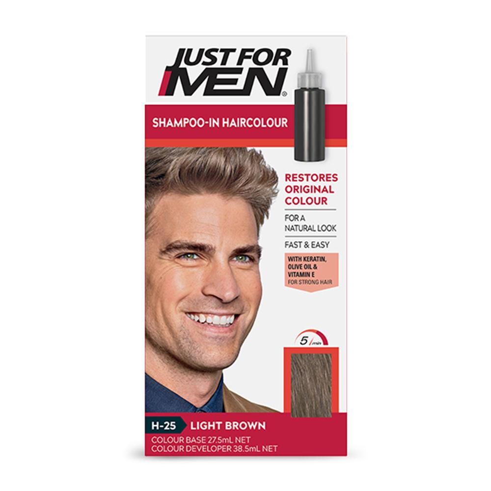 Just For Men - Shampoo-In Haircolour - Light Brown - TOPSHELF