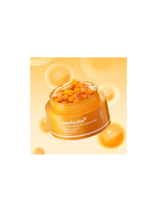 Medicube - Kojic Acid Turmeric Vita Capsule Cream – Brightening Hydrating Facial Cream