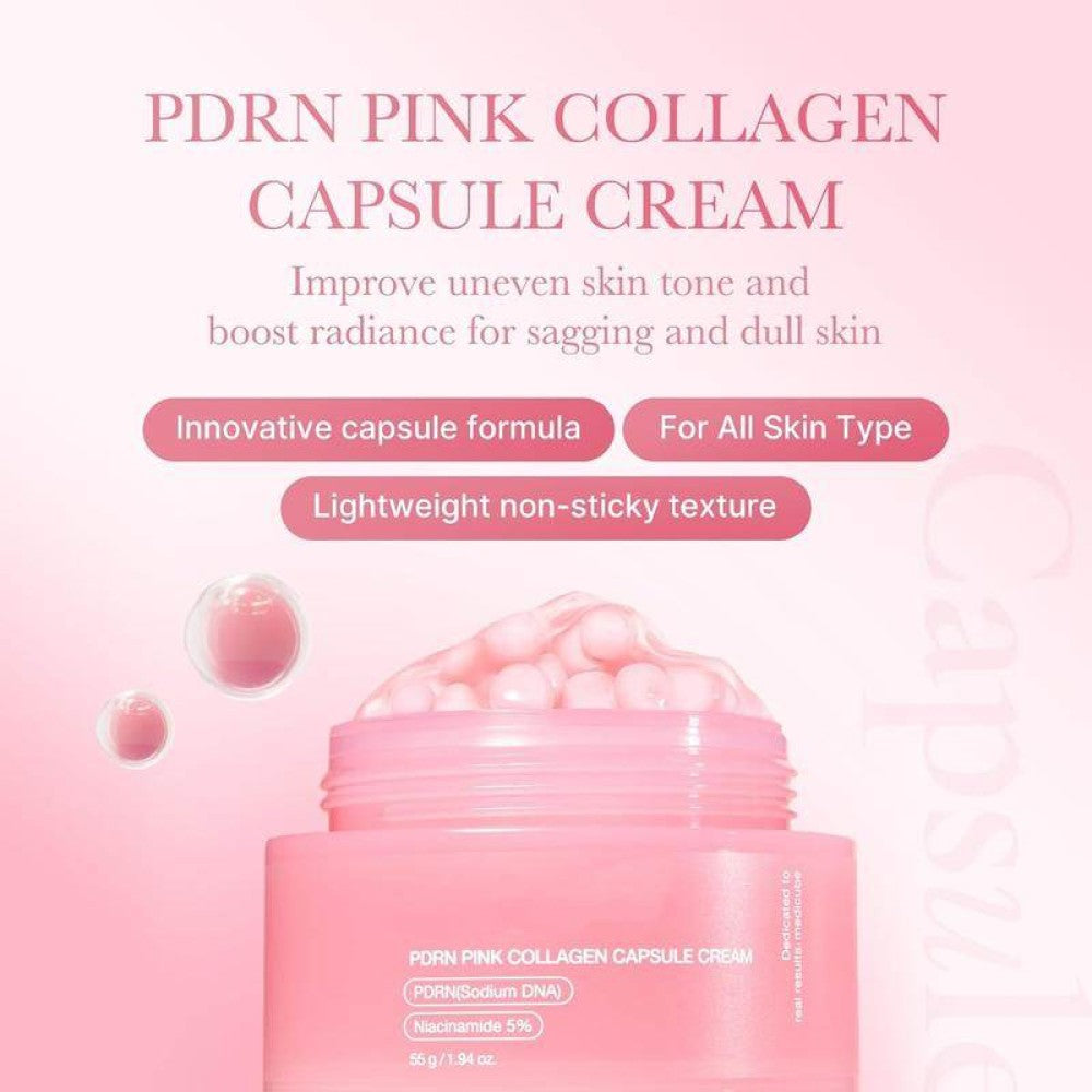 Medicube - PDRN Pink Collagen Capsule Cream – Firming Hydrating Facial Cream