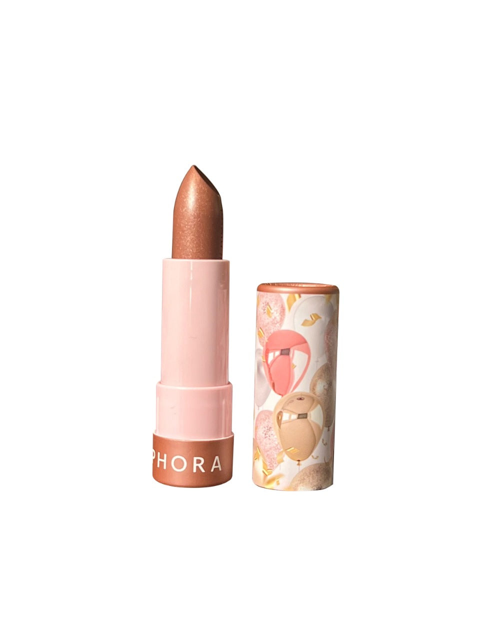 Sephora Collection - #LIPSTORIES Lipstick - 101. Celebrate (rosy-nude shimmer) - TOPSHELF