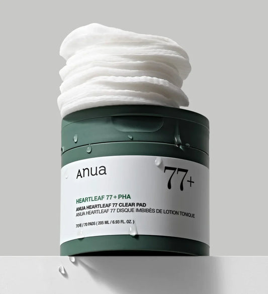Anua - Heartleaf 77% Clear Pad – Soothing Exfoliating Toner Pads