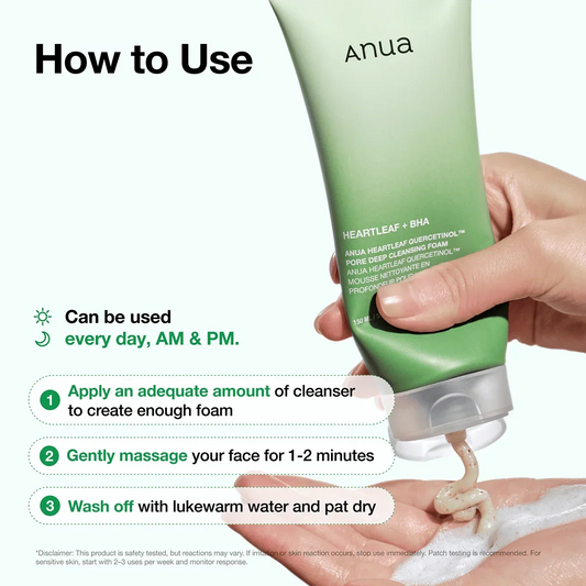Anua - Heartleaf Pore Cleansing Foam