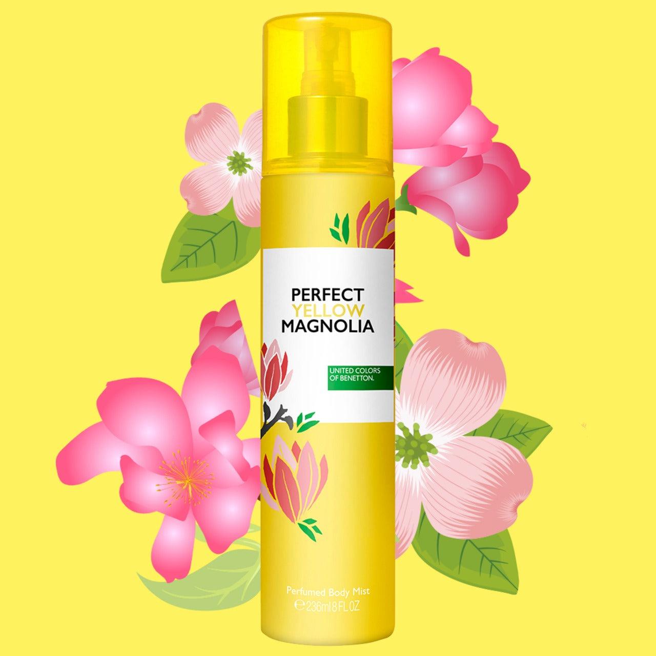 BNT BODY MIST PERFECT YELLOW MAGNOLIA 236ML - TOPSHELF