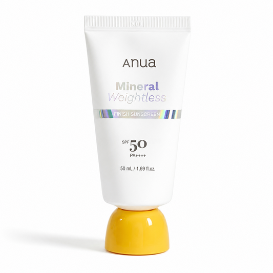 Anua Mineral Weightless Finish Sunscreen SPF50 PA++++ 50ml