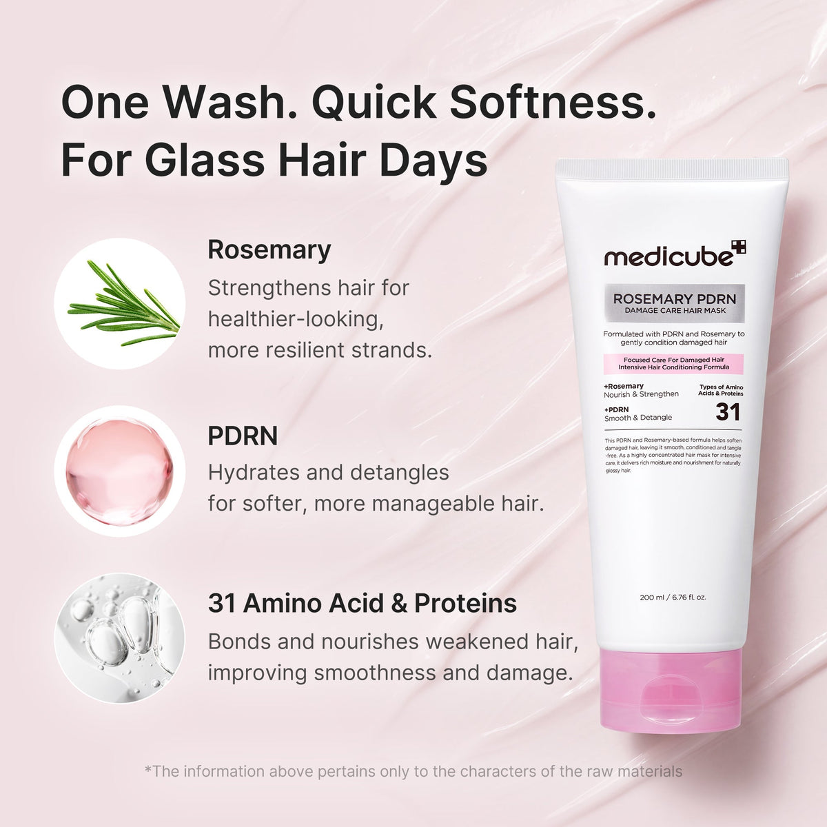 Medicube - Rosemary PDRN Damage Care Hair Mask 200ml
