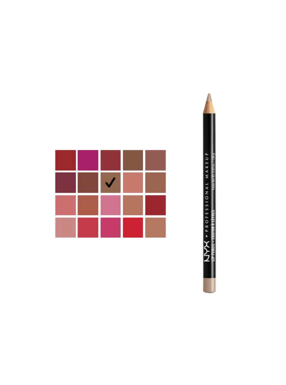 NYX - Long-Lasting Slim Lip Pencil - Creamy Lip Liner 0.03oz