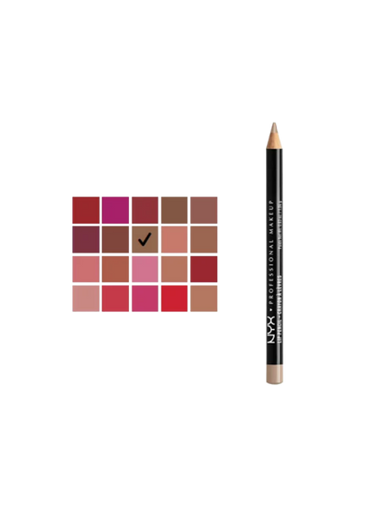 NYX - Long-Lasting Slim Lip Pencil - Creamy Lip Liner 0.03oz