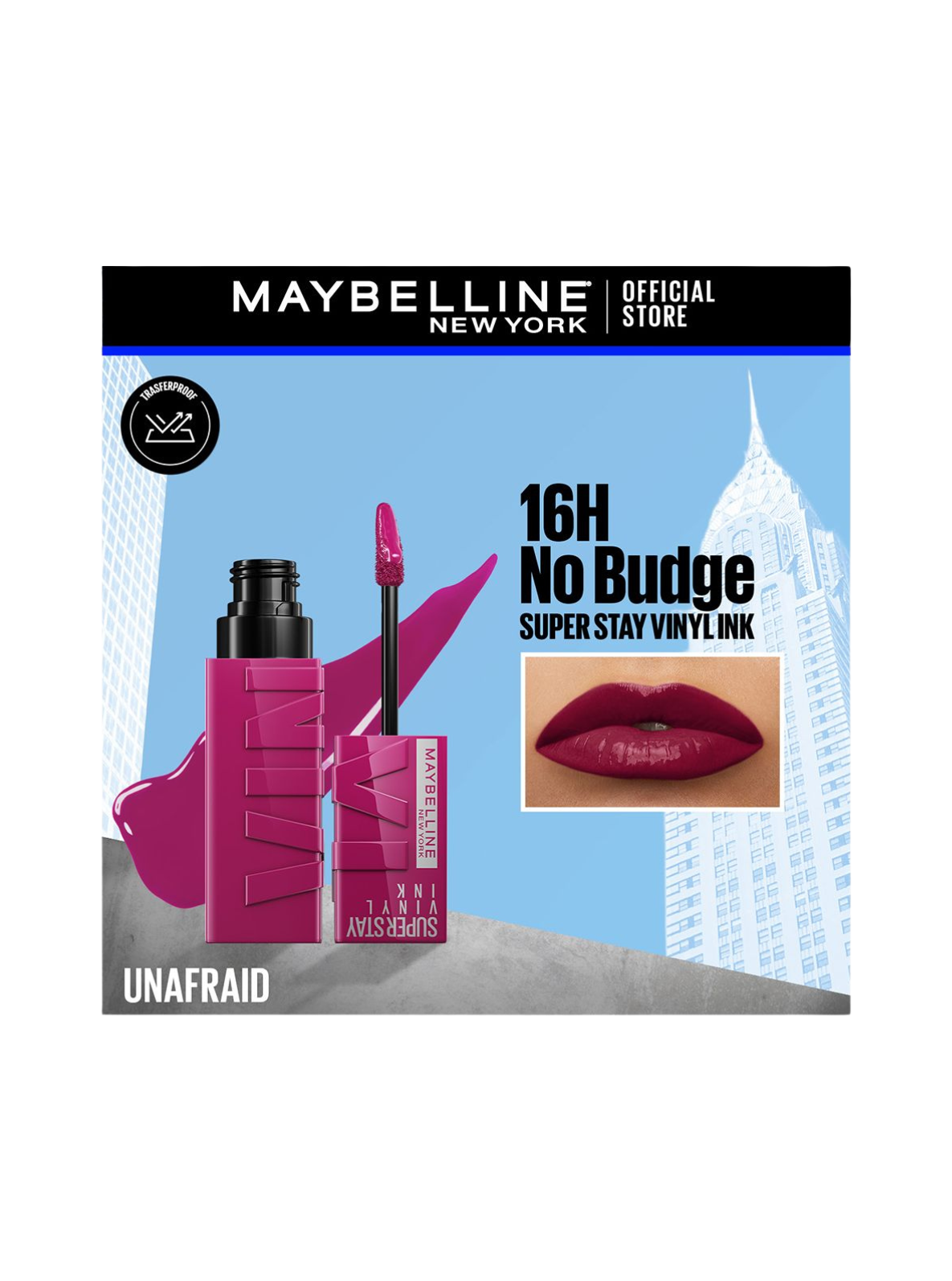 Maybelline - SuperStay Vinyl Ink 170 Unafraid – High-Shine Longwear Lip Color