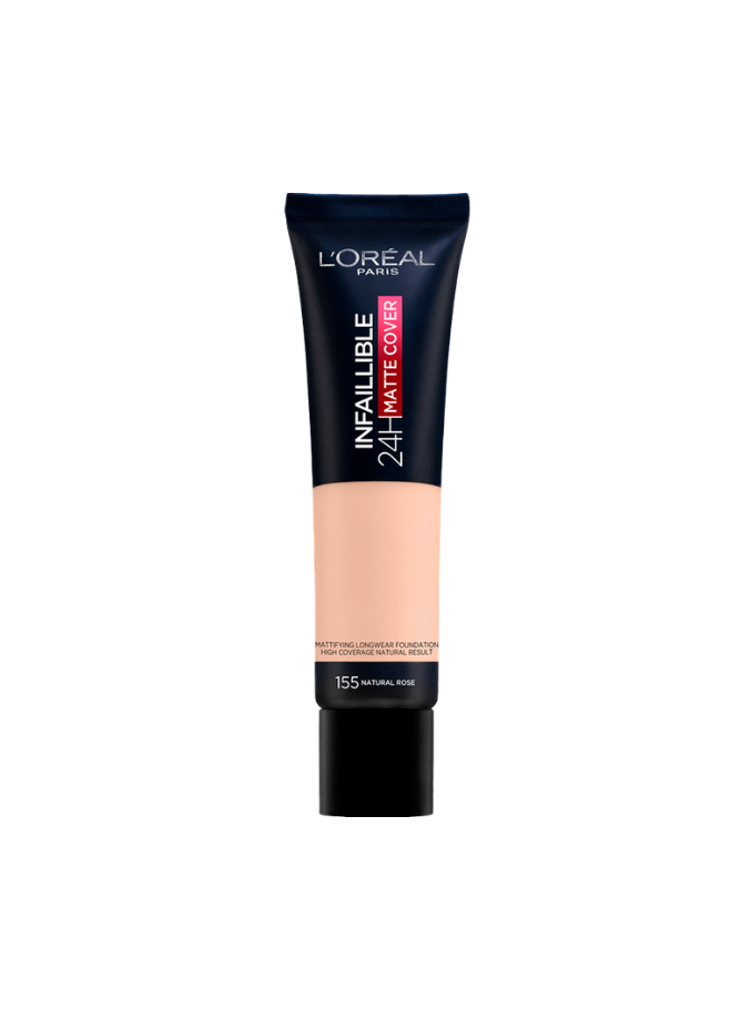 L'Oréal Paris - Infaillible 24H Matte Cover- Mattifying Longwear Foundation High Coverage Natural Result