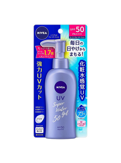 Nivea Japan Sun Protect Water Gel Pump SPF 50 PA+++