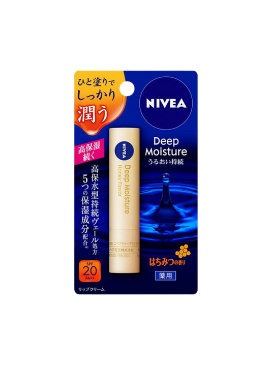Nivea Japan Deep Moisture Lip Balm SPF 26, Honey