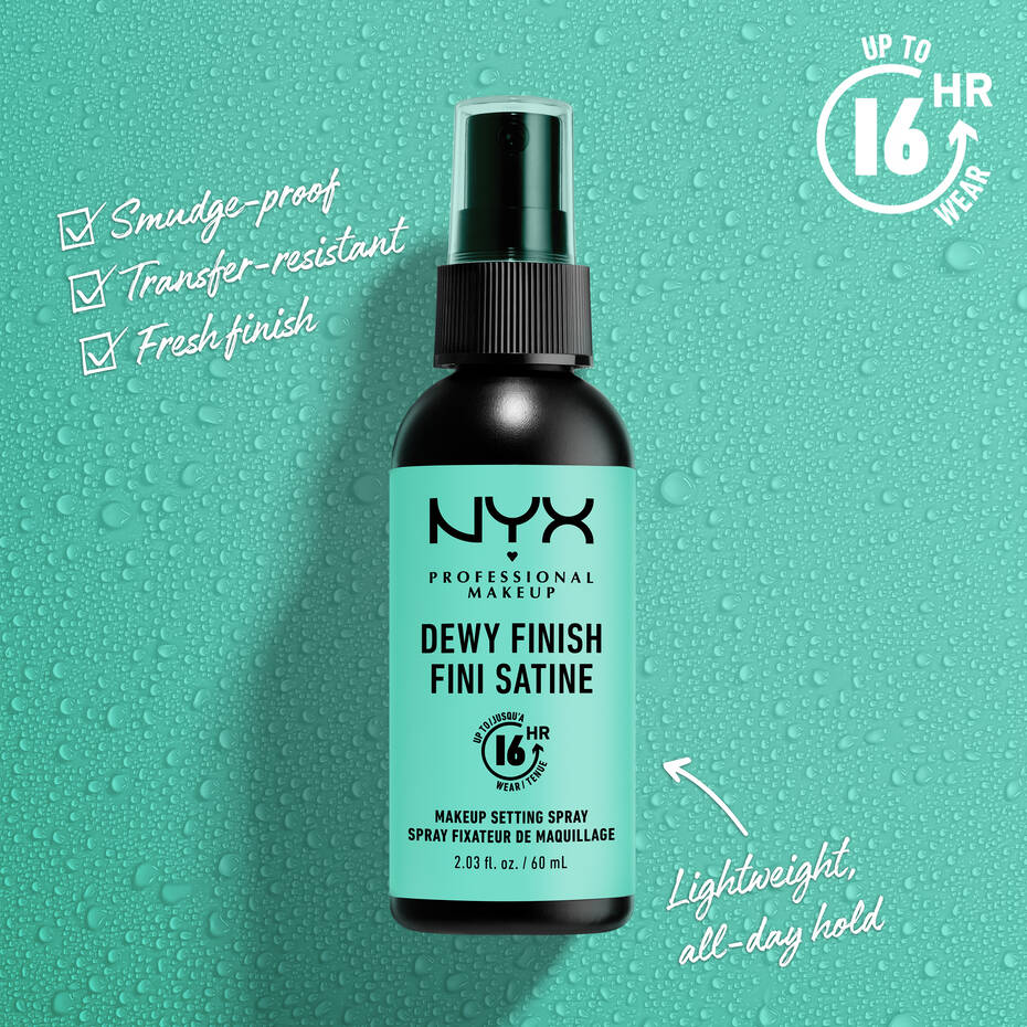 NYX - Dewy Setting Spray - Dewy-finish makeup setting spray