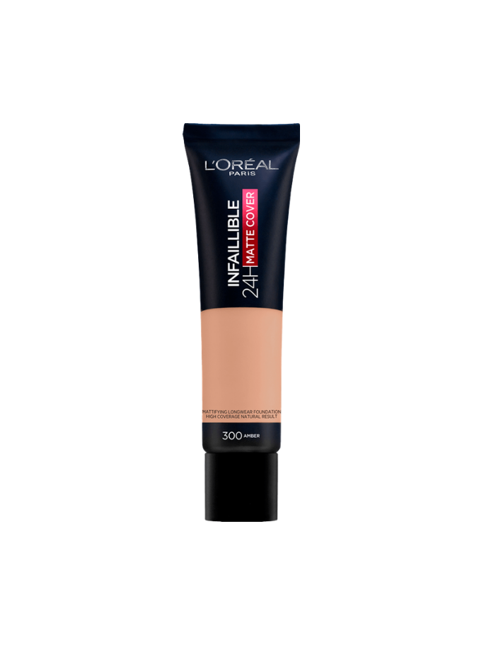 L'Oréal Paris - Infaillible 24H Matte Cover- Mattifying Longwear Foundation High Coverage Natural Result