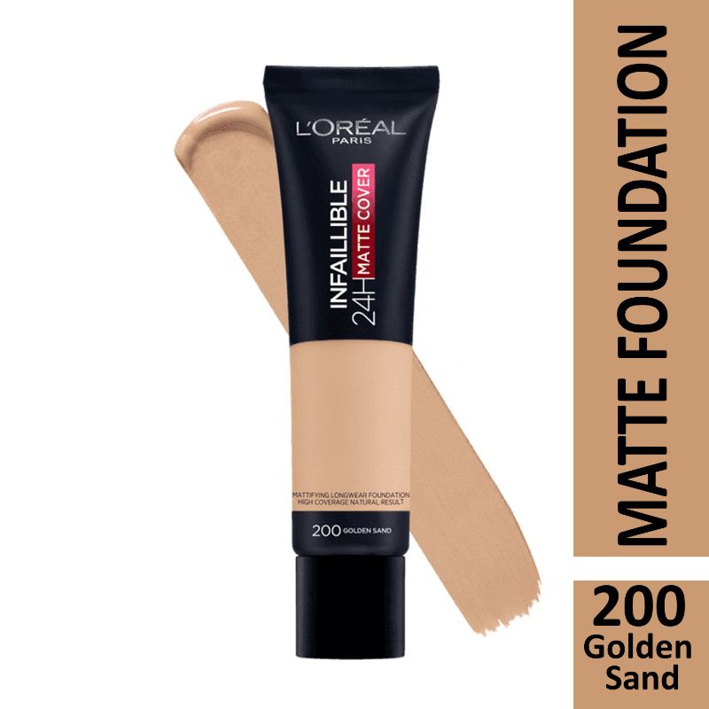 L'Oréal Paris - Infaillible 24H Matte Cover- Mattifying Longwear Foundation High Coverage Natural Result
