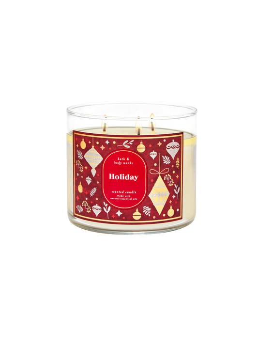 Bath & Body Works Holiday 3-wick candle