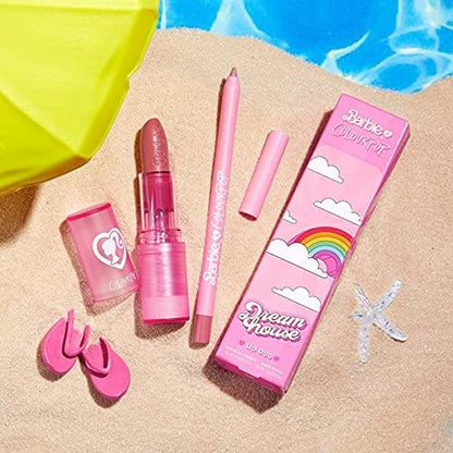 ColourPop Dreamhouse Creme Barbie lipstick and lip liner bundle