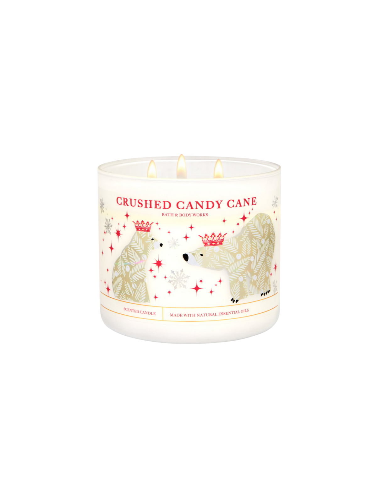Bath & Body Works Crushed Candy Cane 3-wick candle