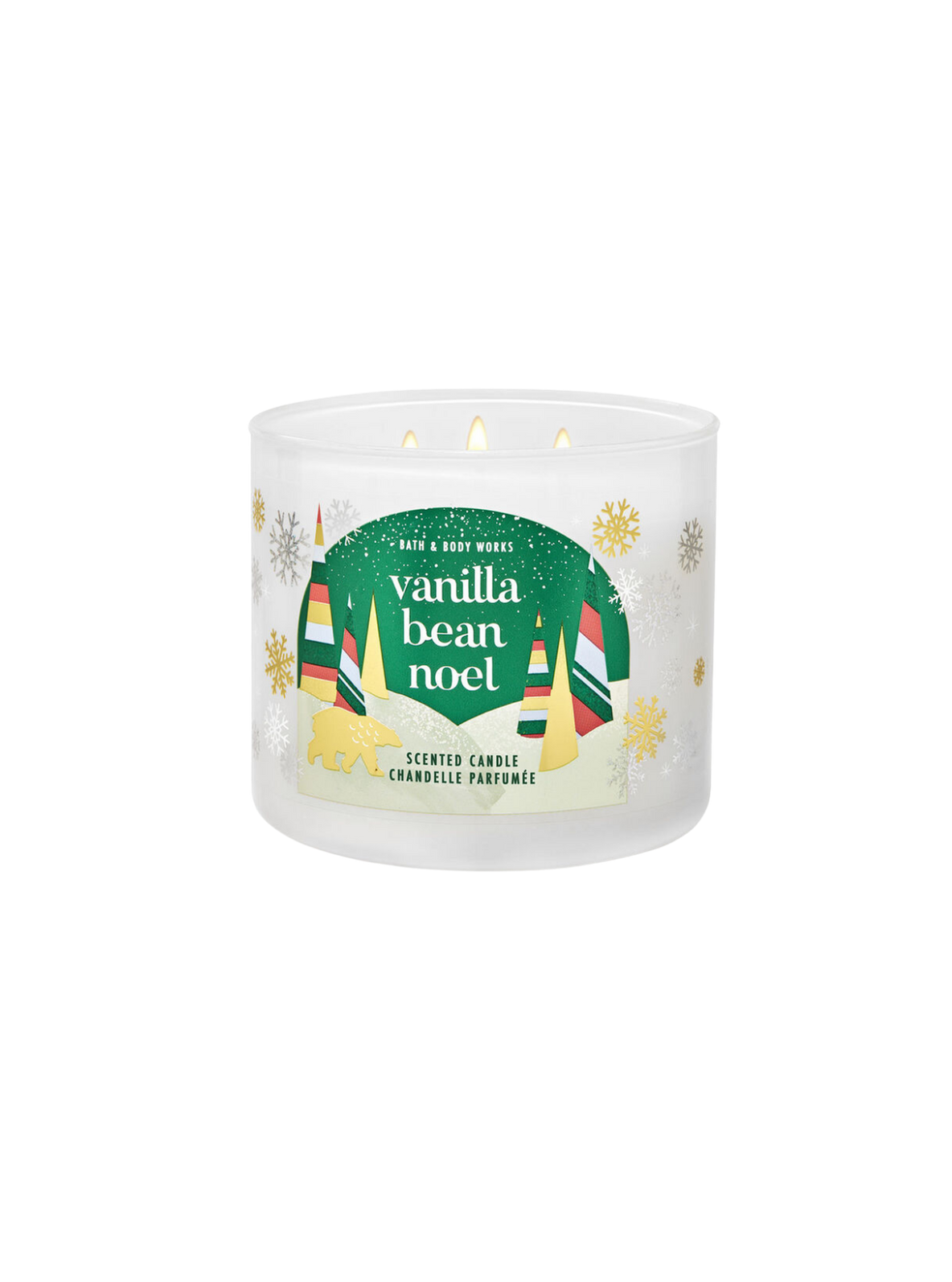 Bath & Body Works Vanilla Bean Noel 3-wick candle
