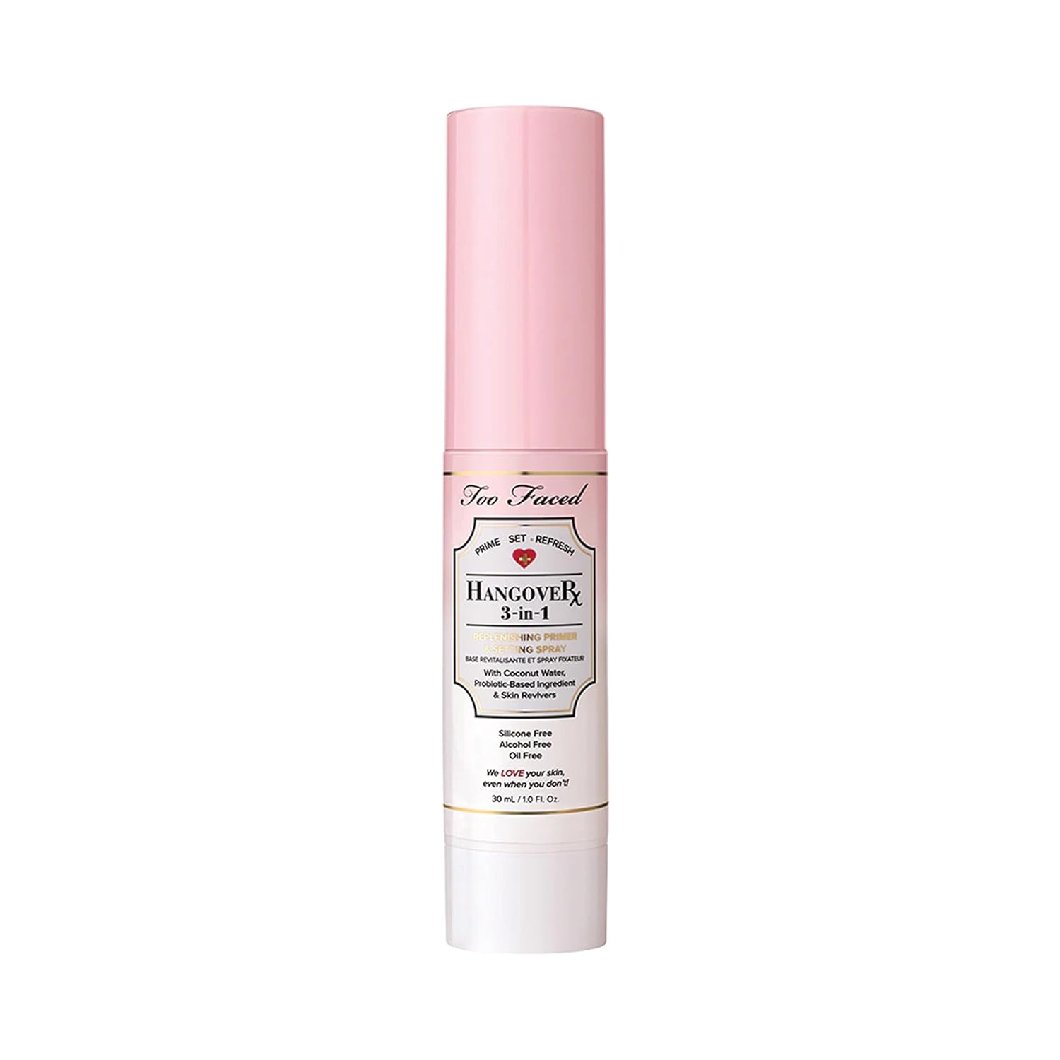 Too Faced Cosmetics Travel Size Hangover 3-in-1 Primer & Setting Spray - TOPSHELF