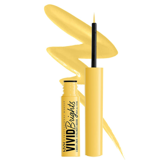 NYX - Vivid Brights Liquid Liner, Smear-Resistant Eyeliner with Precise Tip