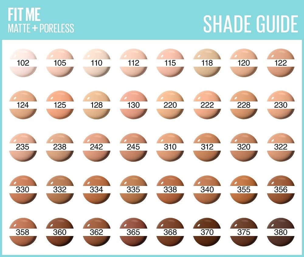 Maybelline - Fit me matte + poreless (normal to oily skin) with clay