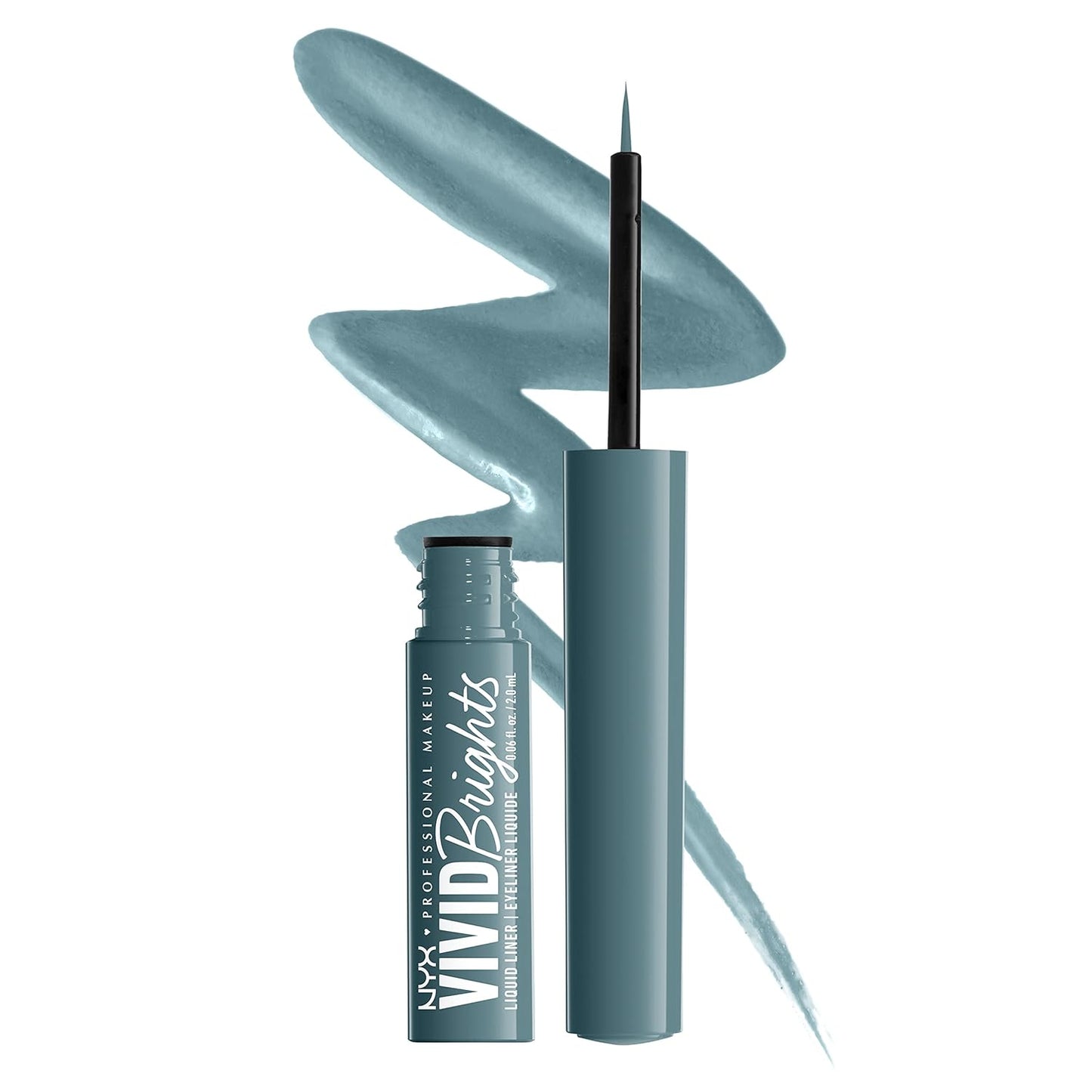 NYX - Vivid Brights Liquid Liner, Smear-Resistant Eyeliner with Precise Tip