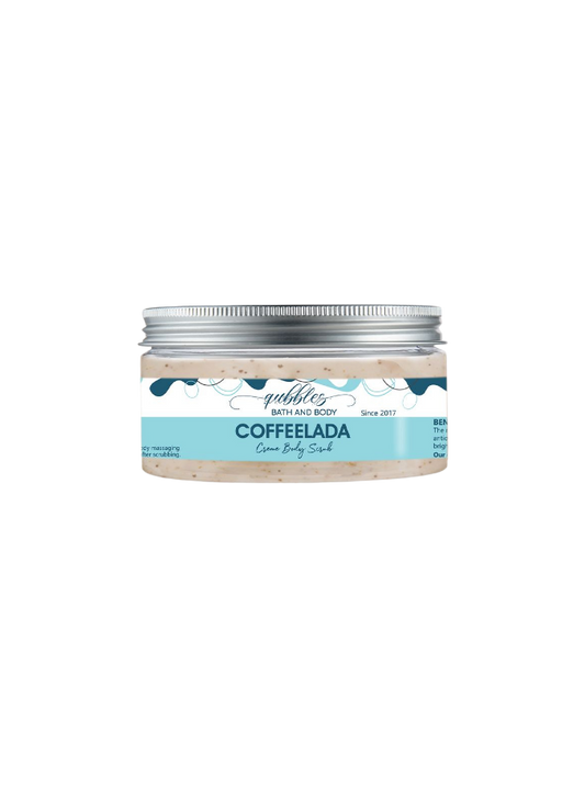 Qubbles Coffee Lada creme body scrub
