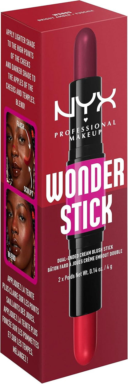 NYX - Wonder Stick Blush with Hydrating Hyaluronic Acid, Dual-Ended Cream Blush Stick