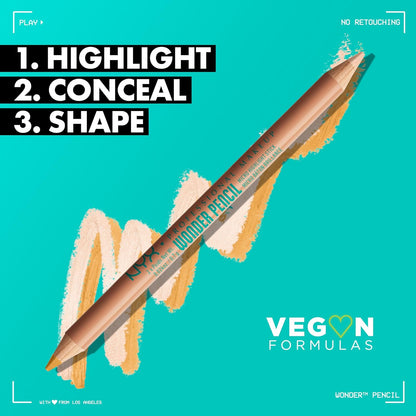 NYX - Wonder Pencil, Multi-Use Micro Highlighter & Concealer Stick