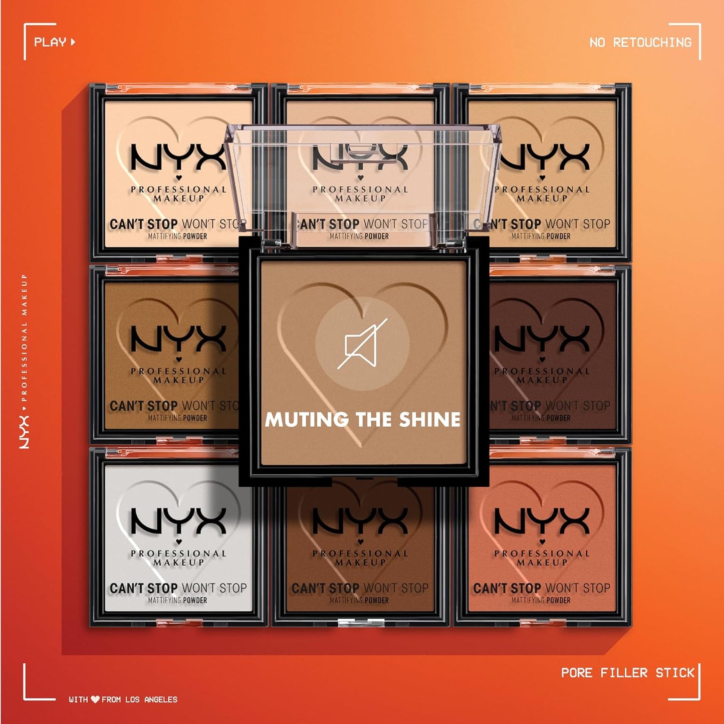NYX - Can't Stop Won't Stop Mattifying Pressed Powder