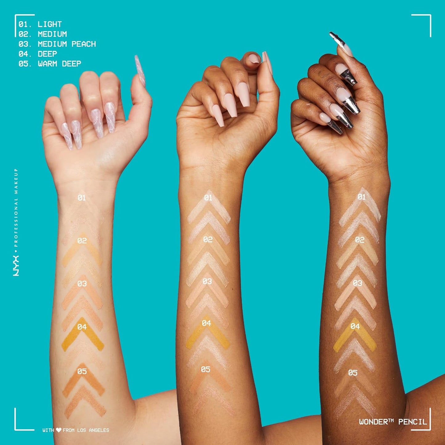 NYX - Wonder Pencil, Multi-Use Micro Highlighter & Concealer Stick