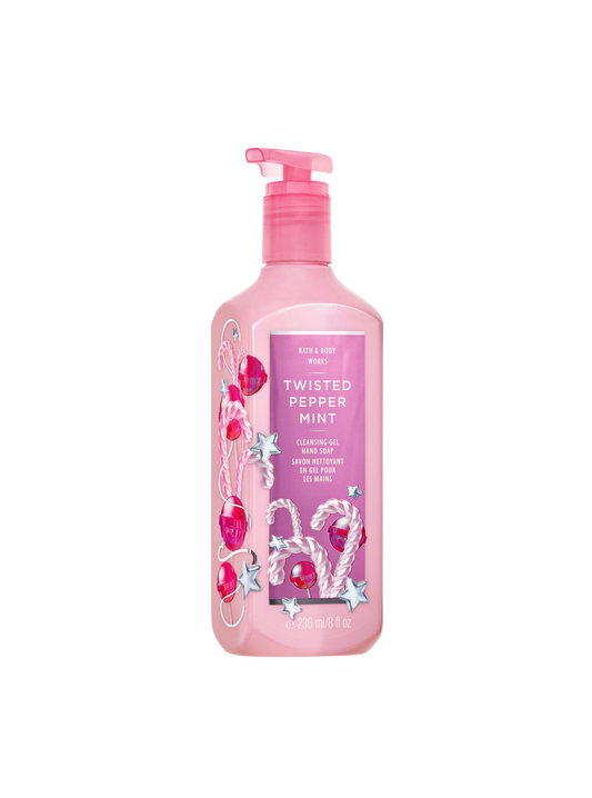 Bath & Body Works Twisted Peppermint cleansing gel hand soap 236ml