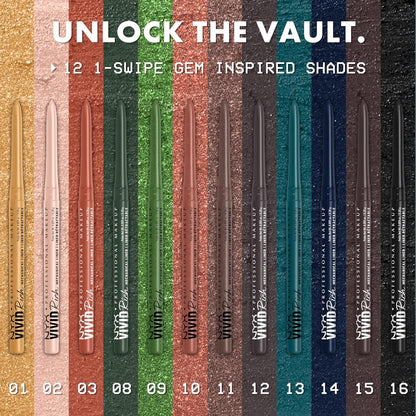 NYX - Vivid Rich Mechanical Eye Pencil, Vivid Rich Mechanical, Creamy Retractable Eyeliner