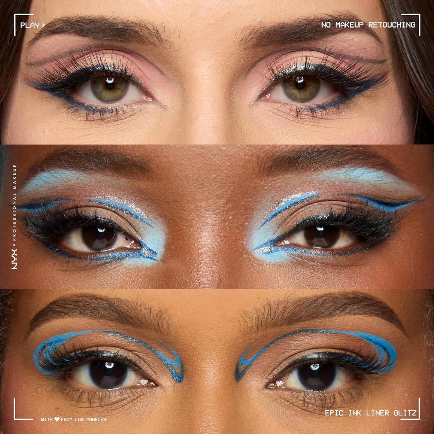 NYX - Epic Ink Glitz Liner, Waterproof Metallic Liquid Eyeliner with Vegan Formula