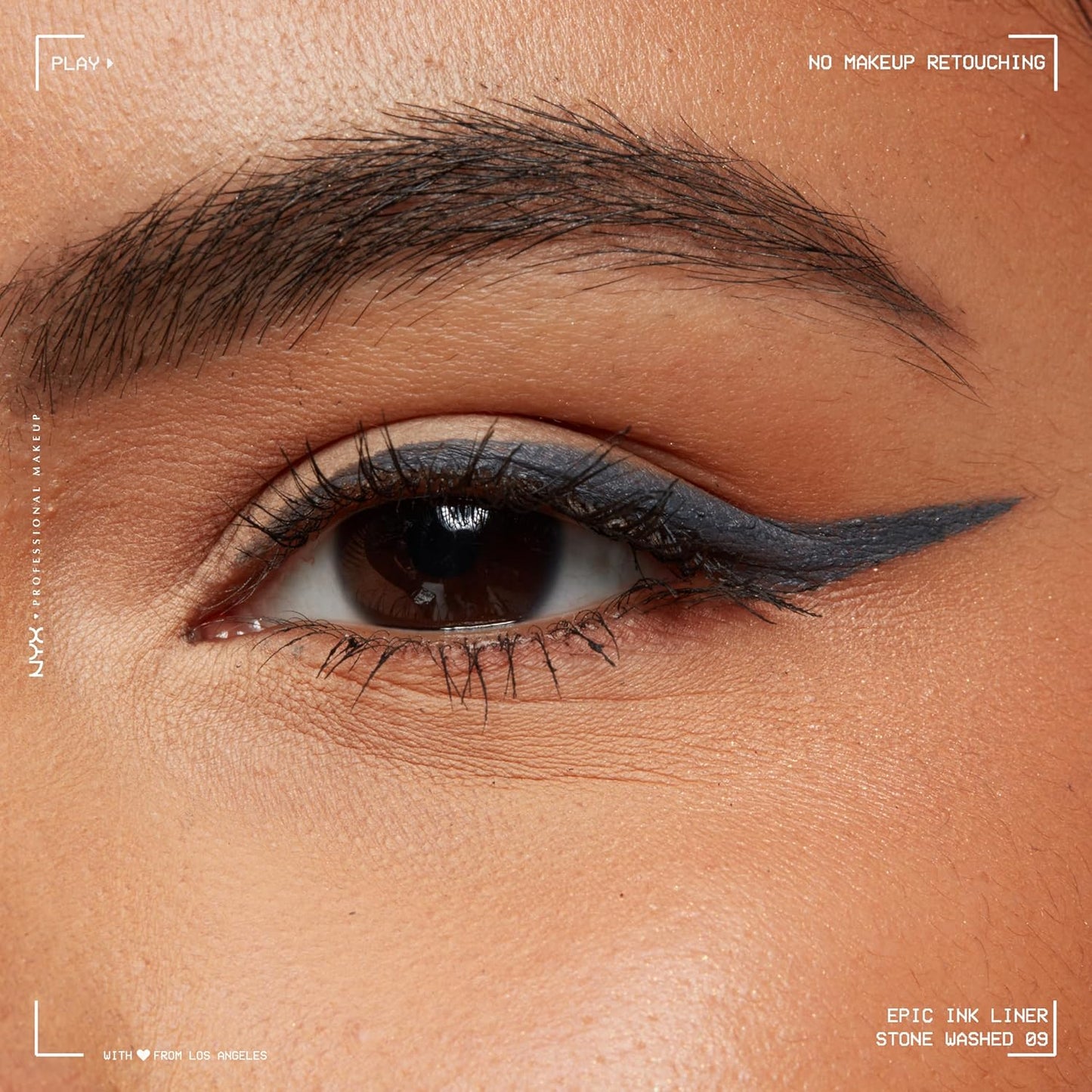 NYX - Epic Ink Liner, Waterproof Matte Liquid Eyeliner with Vegan Formula - Stone Washed