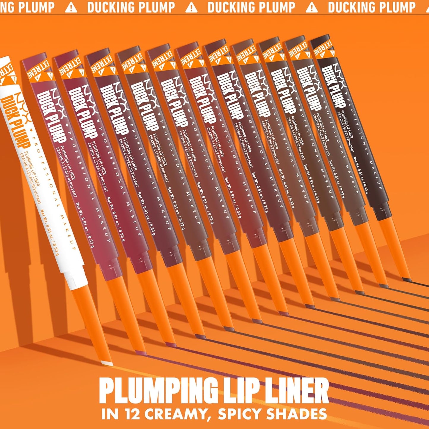 NYX - Duck Plump Plumping Lip Liner, Matte Pencil With Up To 10HR Wear