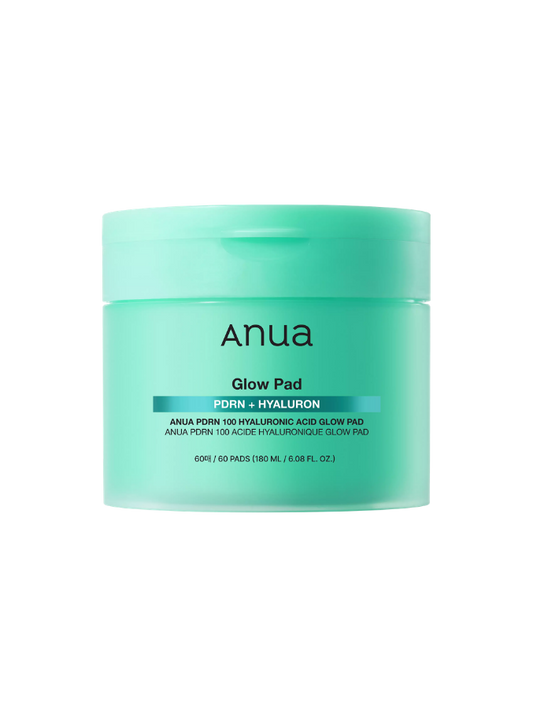 Anua PDRN 100 Hyaluronic Acid Glow Pad, 60 pads