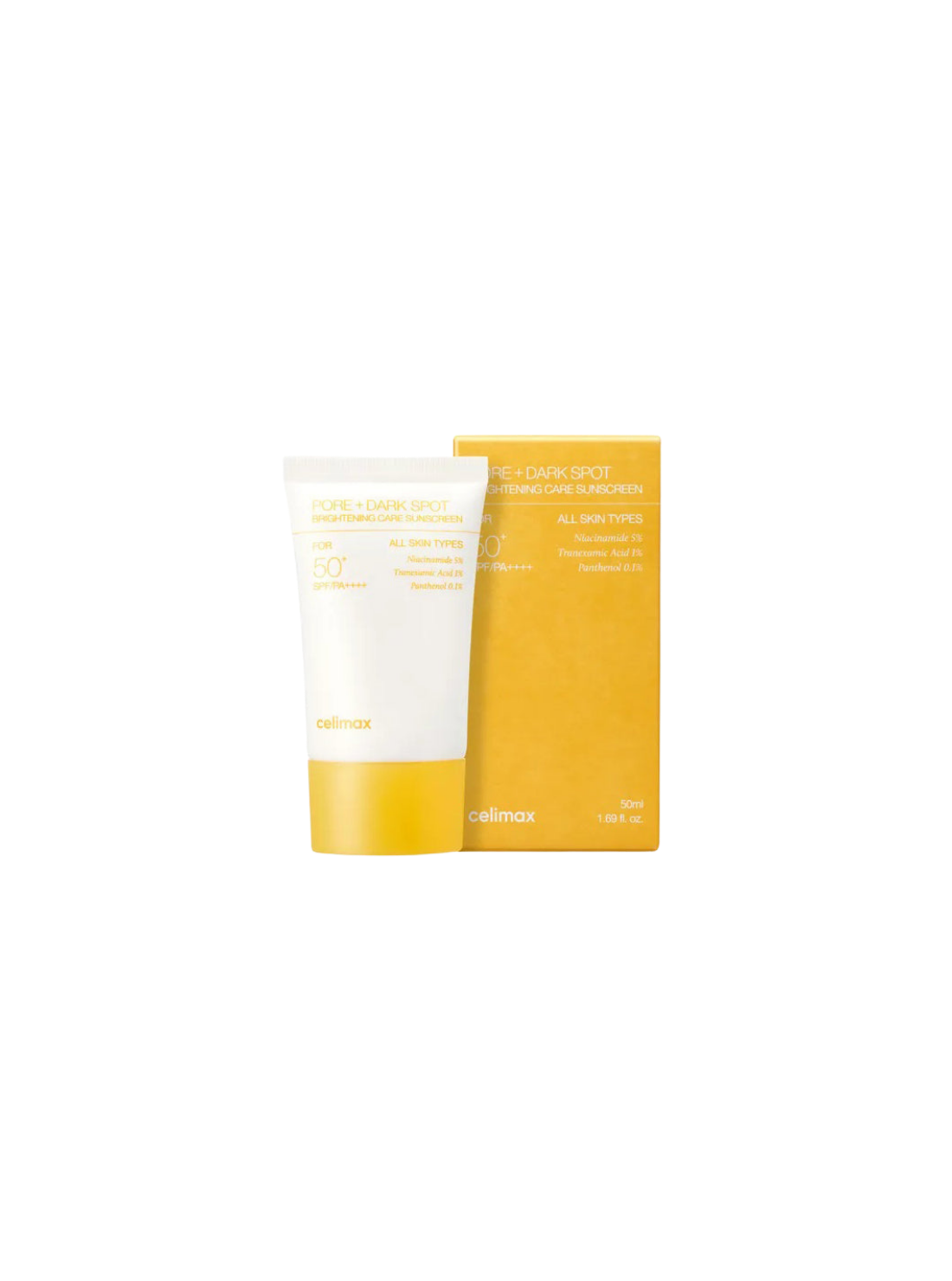 Celimax Pore and Dark Spot Brightening Care Sunscreen SPF50+