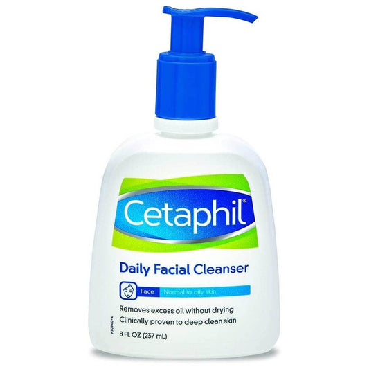 Cetaphil Daily Facial Cleanser for normal to oily skin, 8oz
