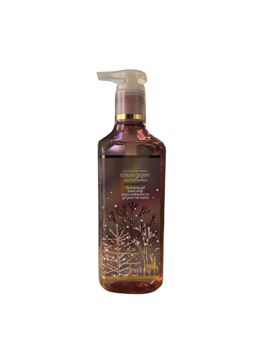 Bath & Body Works - Strawberry Snowflakes - Cleansing Gel Hand Soap 236ml