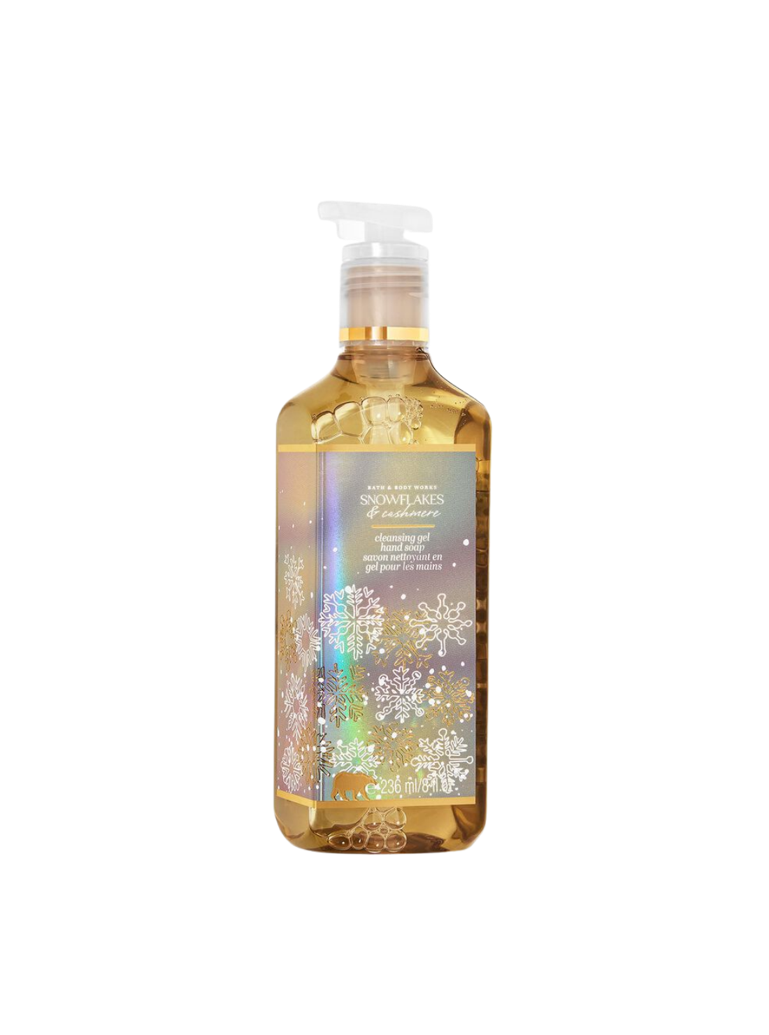 Bath & Body Works - Snowflakes & Cashmere - Cleansing Gel Hand Soap 236ml
