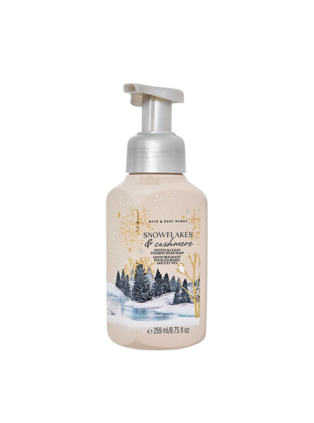 Bath & Body Works - Snowflakes & Cashmere - Gentle & Clean Foaming Hand Soap 259ml