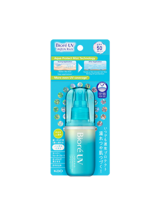 Kao - Biore UV Aqua Rich Aqua Protect Mist SPF 50 PA++++ JP Edition