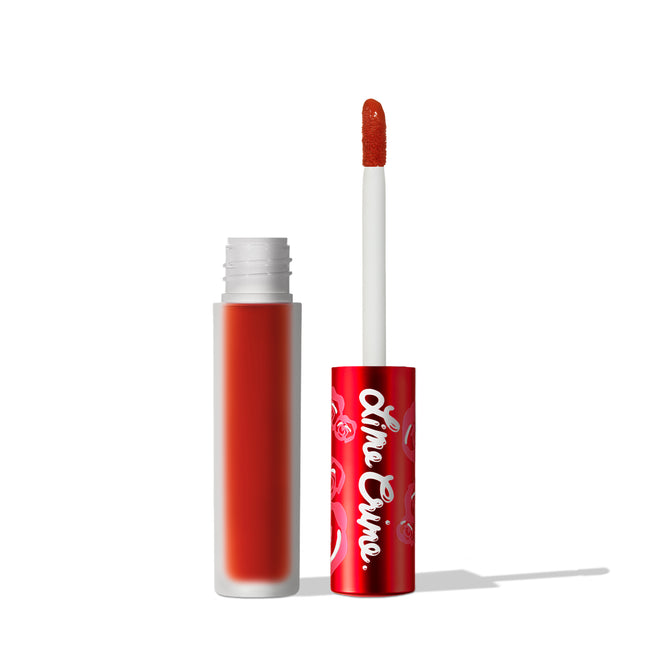 Lime Crime mini liquid lipstick in Pumpkin