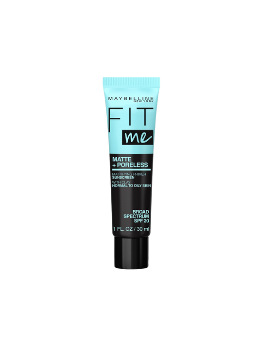 Maybelline Matte + Poreless Mattifying Primer with clay SPF 17